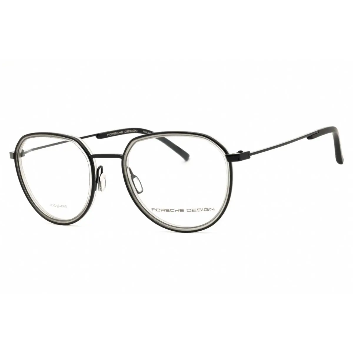 Porsche P8740 53A000 Eyeglasses Black Gray Frame