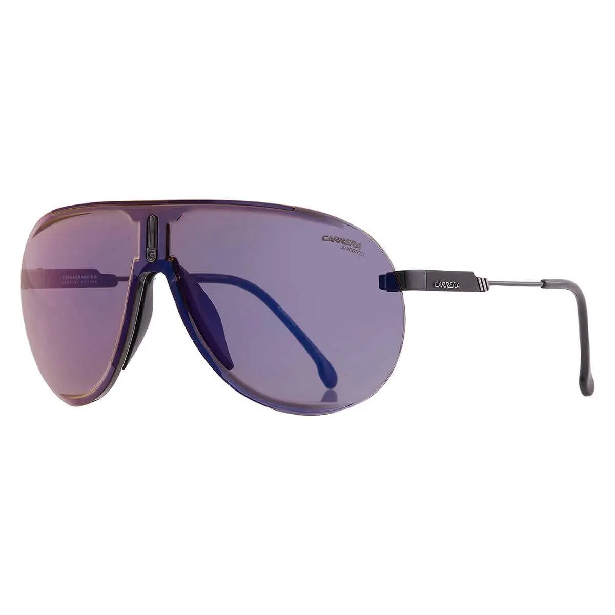 Carrera Blue Pilot Unisex Sunglasses Superchampion 0D51/XT 99 Superchampion