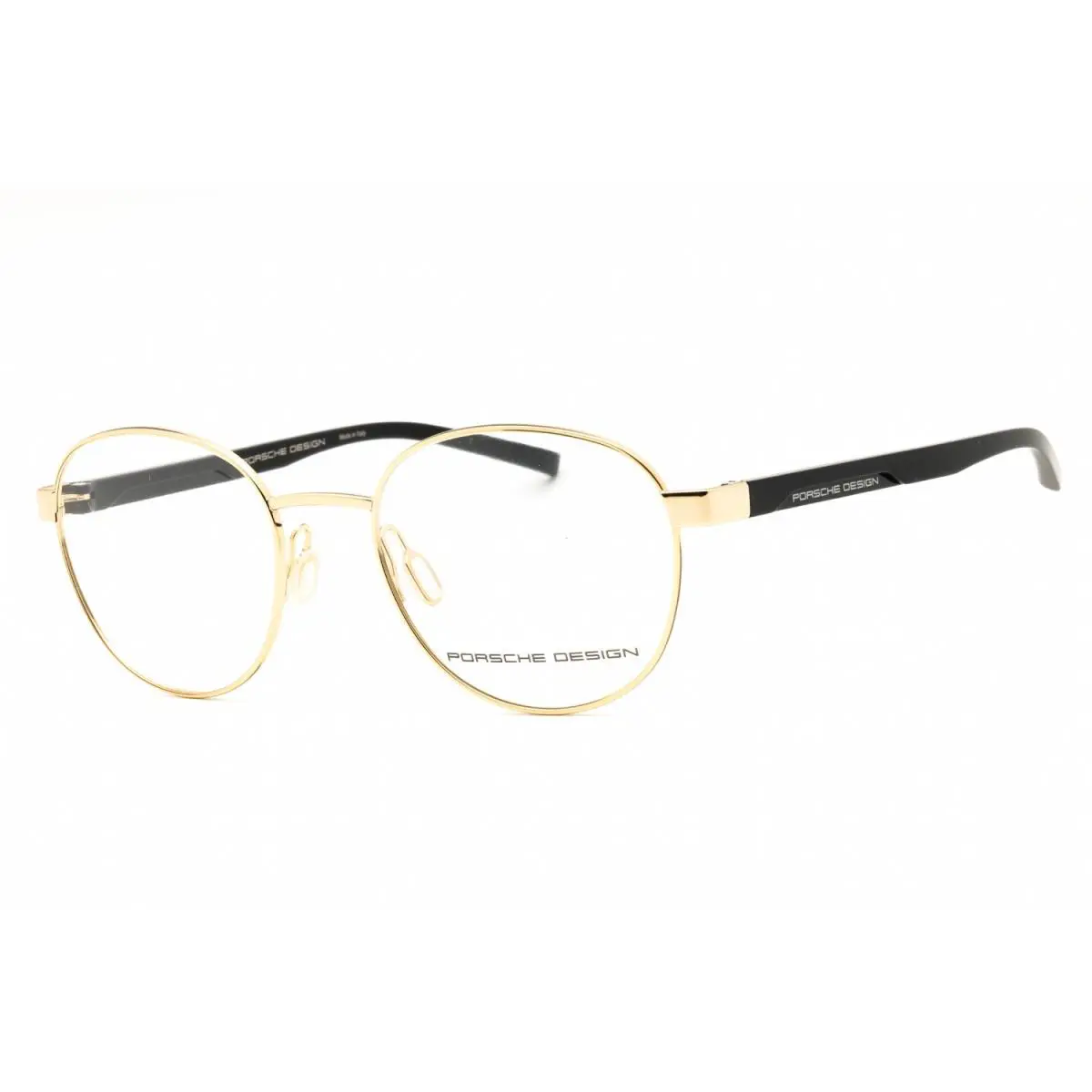 Porsche P8746 51C Eyeglasses Gold Black Frame 51mm