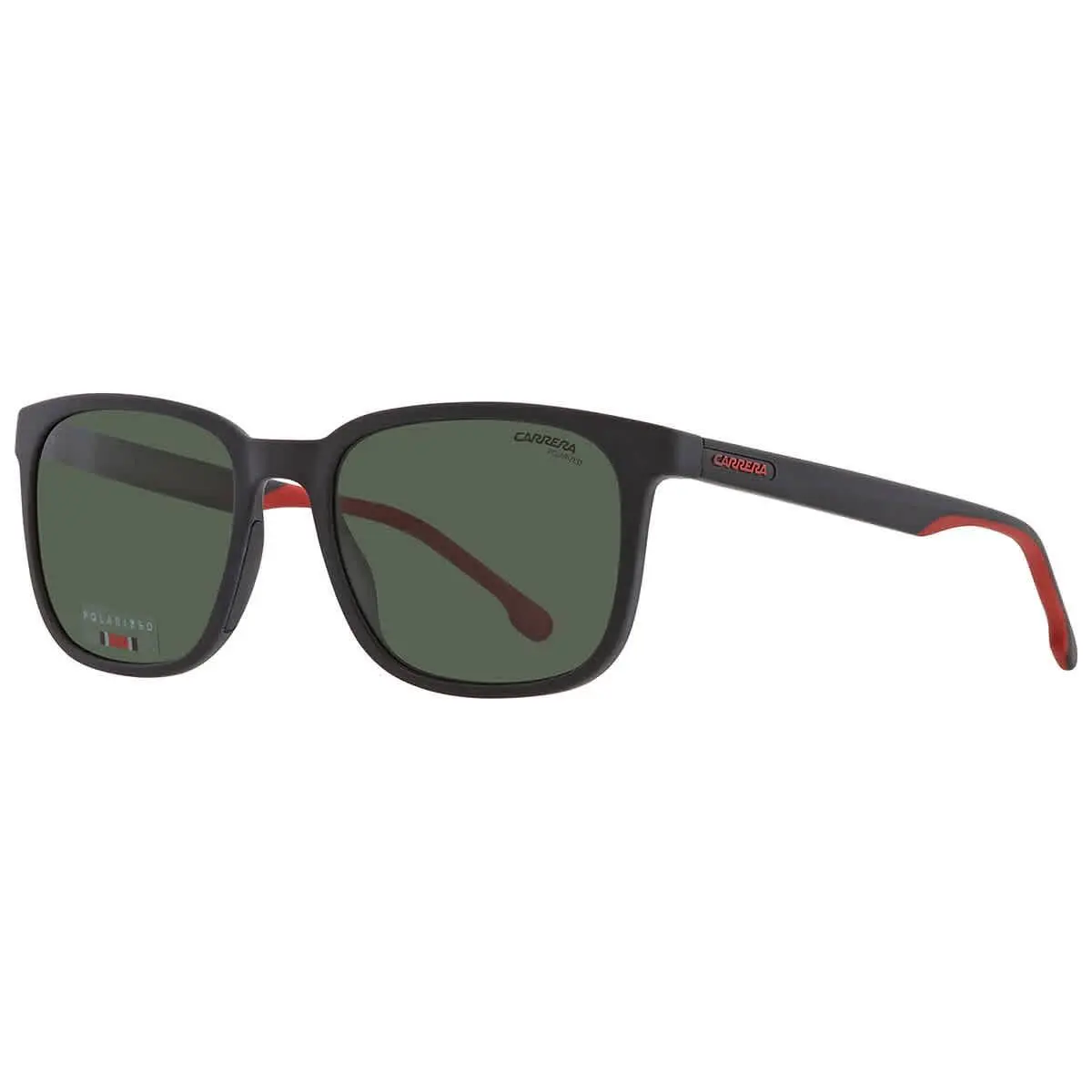 Carrera Polarized Green Square Men`s Sunglasses Carrera 8046/S 0003/UC 54