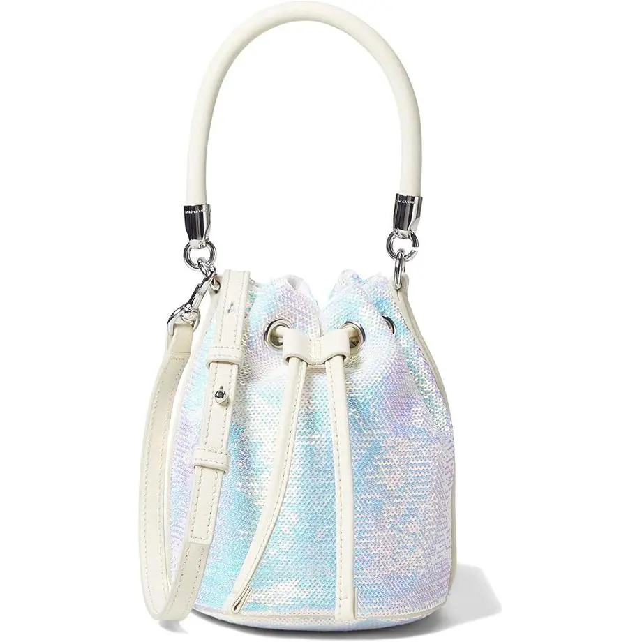 Marc Jacobs The Micro Women Iridescent Sequin Detachable Strap Bucket Bag JDM450