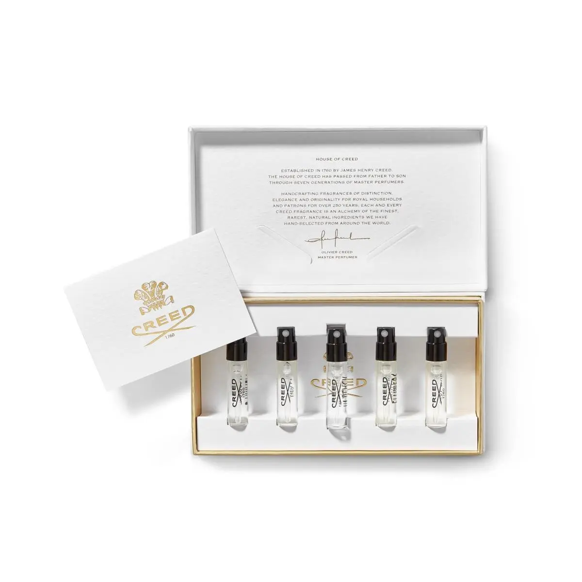 Creed Men`s Inspiration Sample Set Contains a Set of 0.01 Fl Oz Pack 5