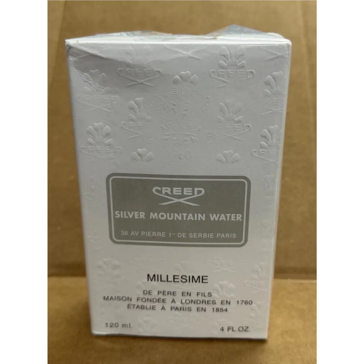 Creed Silver Mountain Water 4 oz 120 ml Millesime Men`s Eau de Parfum