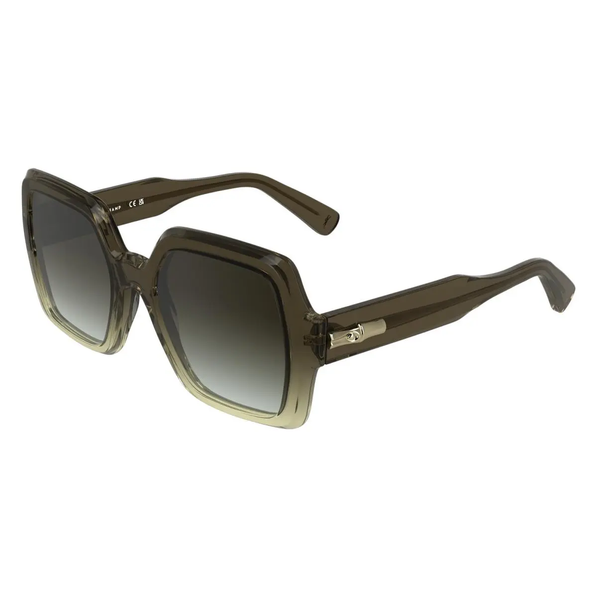 Longchamp LO 790 S Transparent Gradient Brown/yel 207 Size 54 Sunglasses
