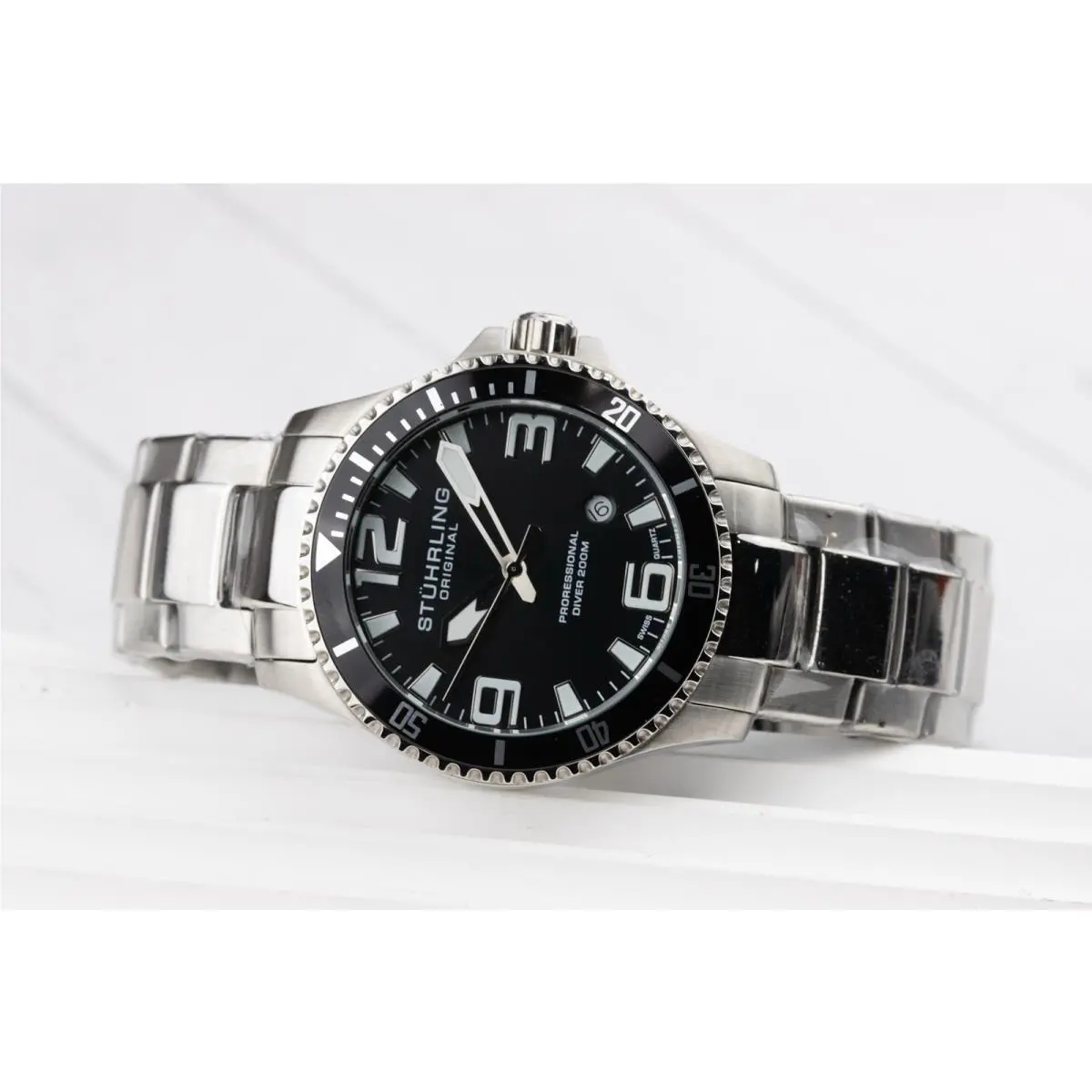 Stührling Regatta Champion Swiss Quartz Men’s Watch - 1385b