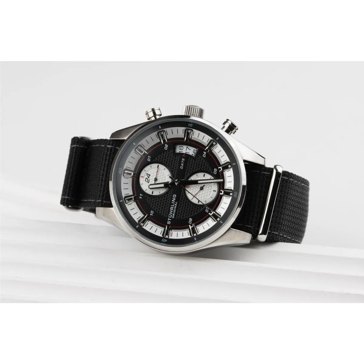 Stührling Globetrotter Gmt Quartz 44mm Aviator - 1386b