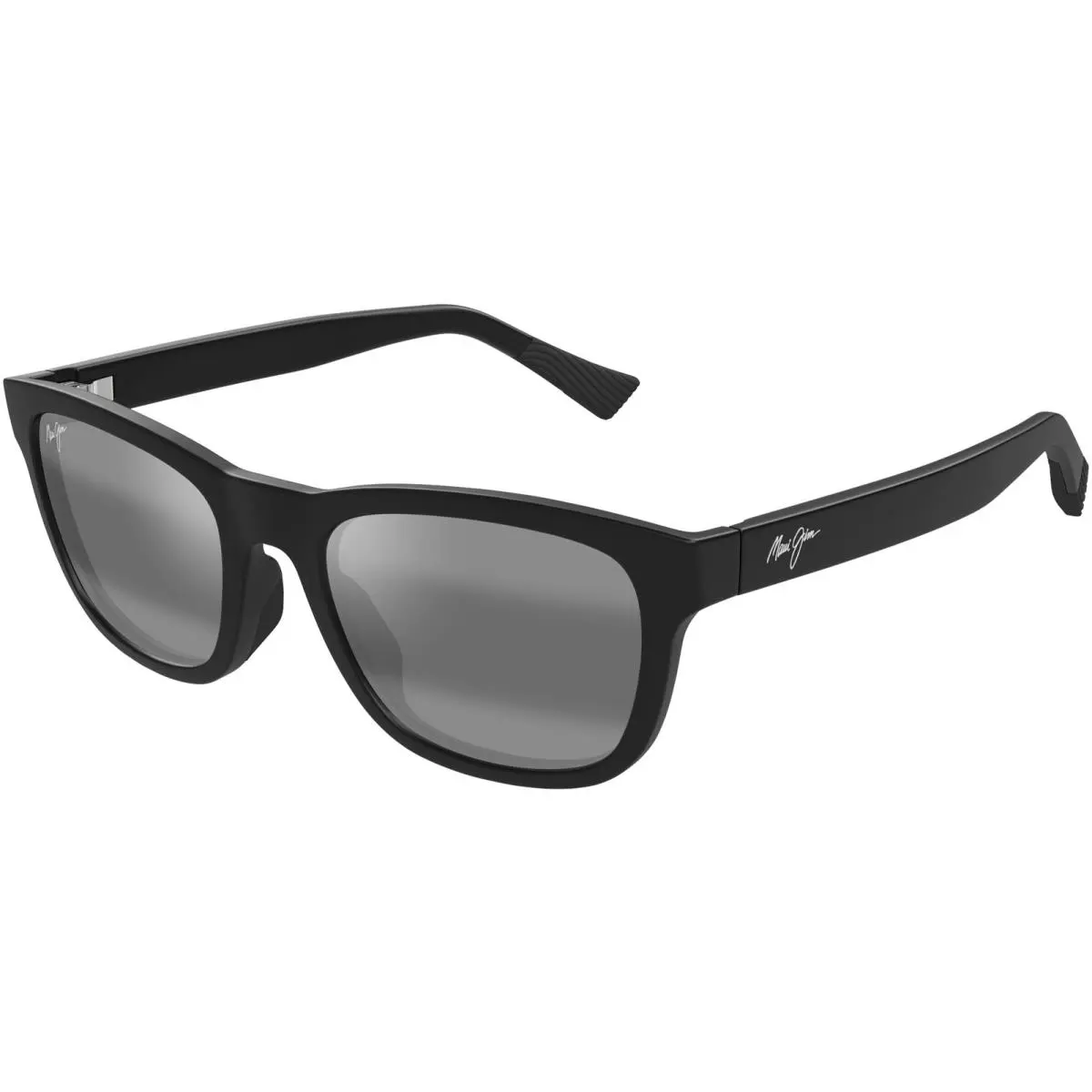 Kapi`l Polarized Soft Square Sunglasses w/ Glass Lens - Kapil - Italy Matte Black/Neutral Grey (02) by Maui Jim