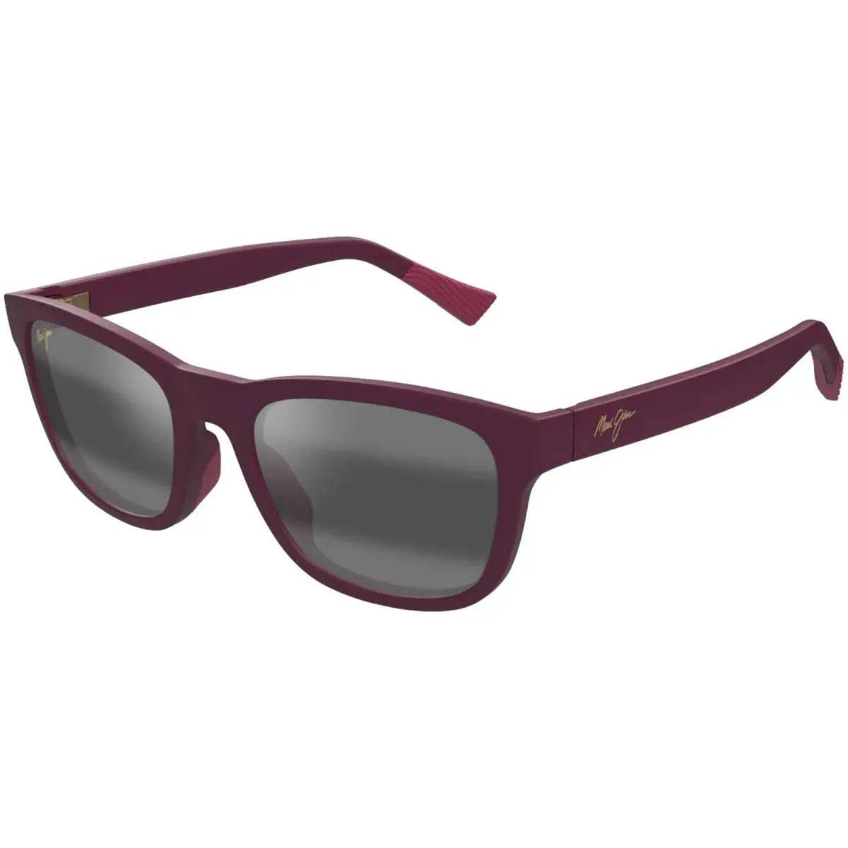 Kapi`l Polarized Soft Square Sunglasses w/ Glass Lens - Kapil - Italy Matte Cyclamen/Neutral Grey (28) by Maui Jim