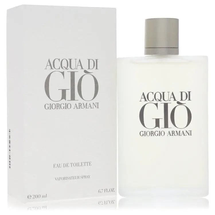 Acqua Di Gio by Giorgio Armani Eau De Toilette 6.7 oz For Men