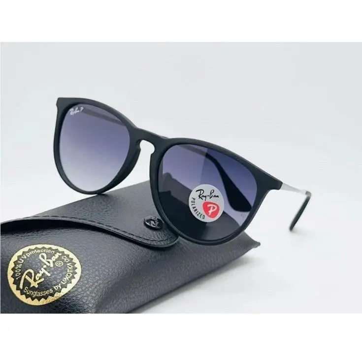 Ray Ban RB4171 Erika 54mm Polarized Sunglasses - Black Frame/ Gray Gradient Lens