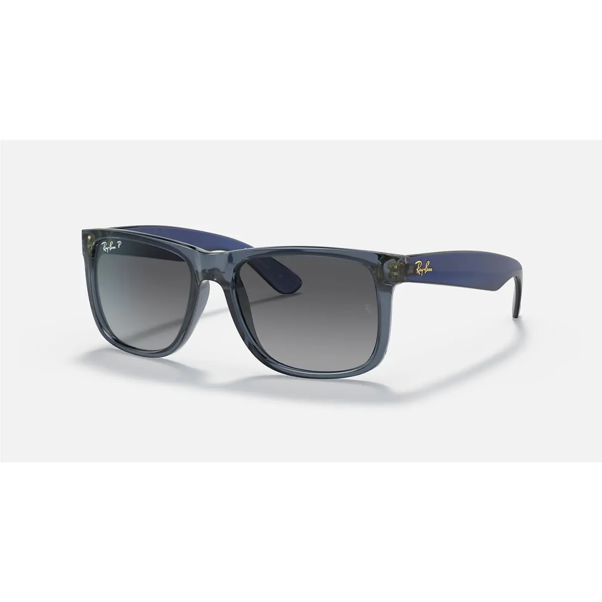 Ray-ban Justin Classic Transparent Blue/grey Gradient Polarized 51 mm Sunglasses