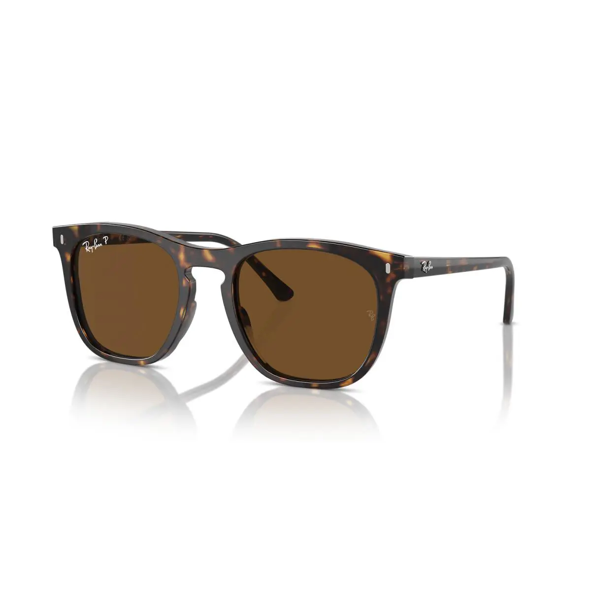 Ray-ban RB2210 Havana / Brown Polarized 53 mm Sunglasses RB2210 902/57 53-21