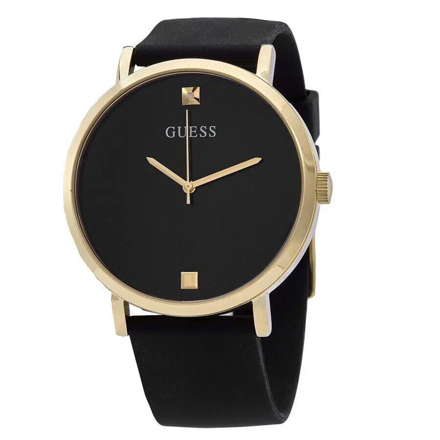 Guess Men`s Supernova Quartz Black Dial Watch - W1264G1