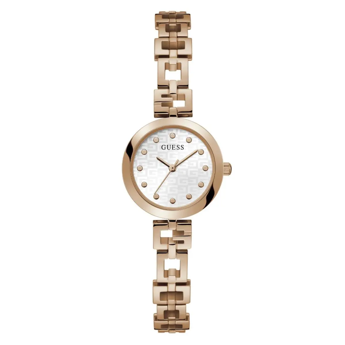 Guess Ladies Lady G Rose Gold Tone Quartz Watch - GW0549L3