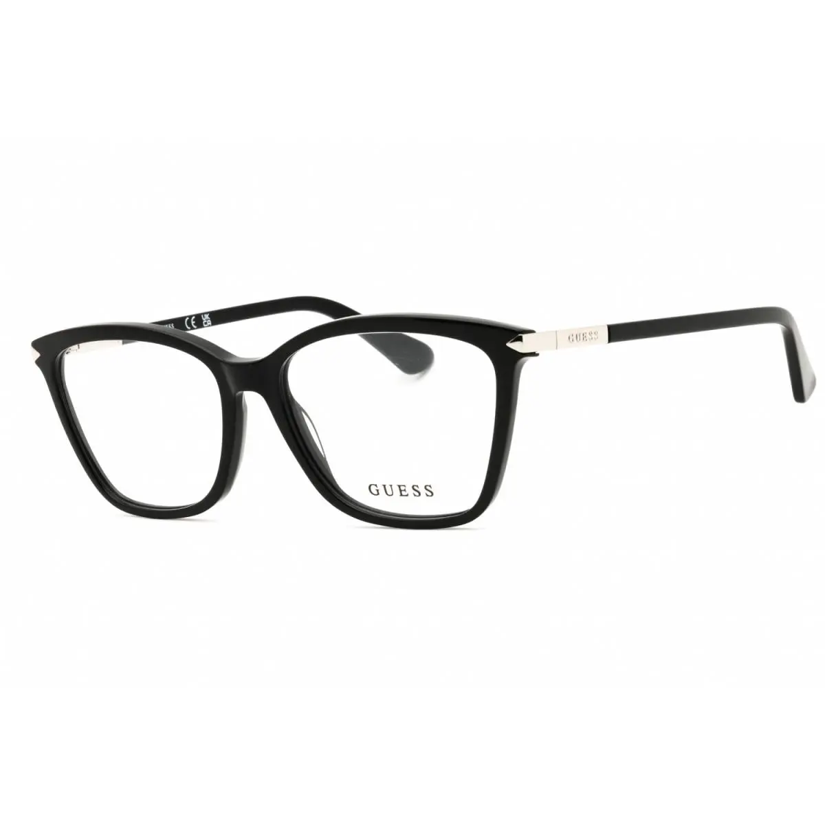 GU2880 001 Shiny Black 54mm Eyeglasses by Guess