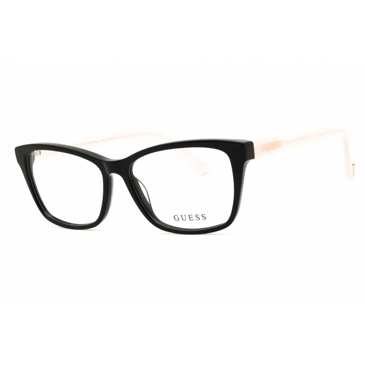 GU50185 001 Shiny Black 53mm Eyeglasses by Guess
