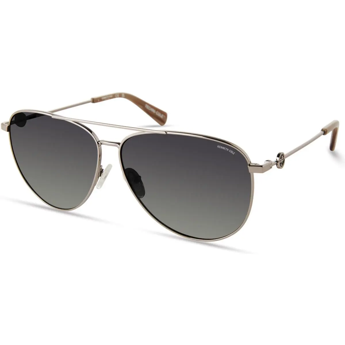 New York KC 7270 Shiny Gunmetal / 10P Size 59 Sunglasses by Kenneth Cole
