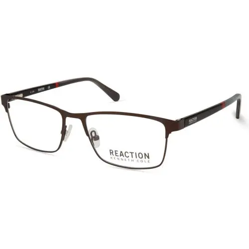 Kenneth Cole Reaction KC 0823 Matte Dark Brown / Black 009 Size 53 Eyeglasses