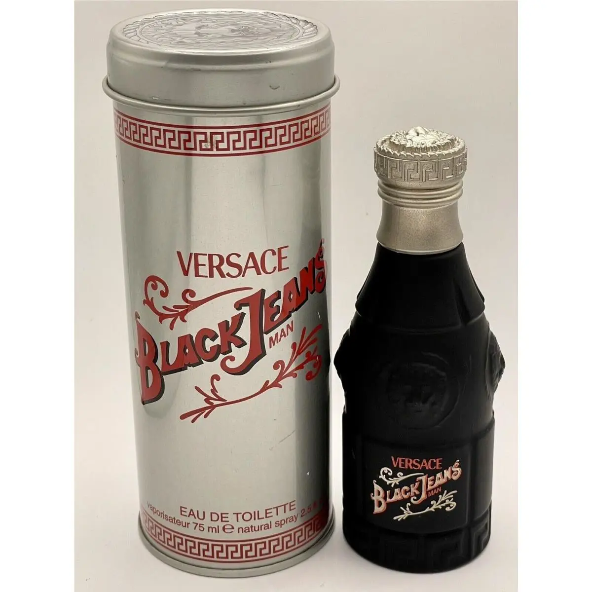 Versace Black Jeans Men Eau De Toilette Spray 2.5 oz 75 ml Vintage Rar