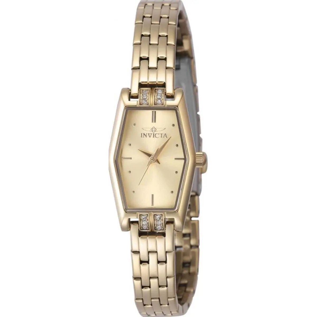Invicta Women`s 48131 Angel Quartz 3 Hand Gold Dial Watch
