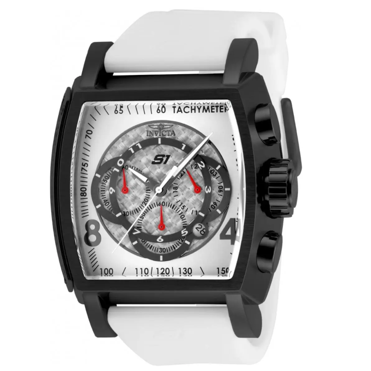 Invicta S1 Arctic Edge Men’s 48mm Chronograph Watch Carbon Fiber Dial 48432