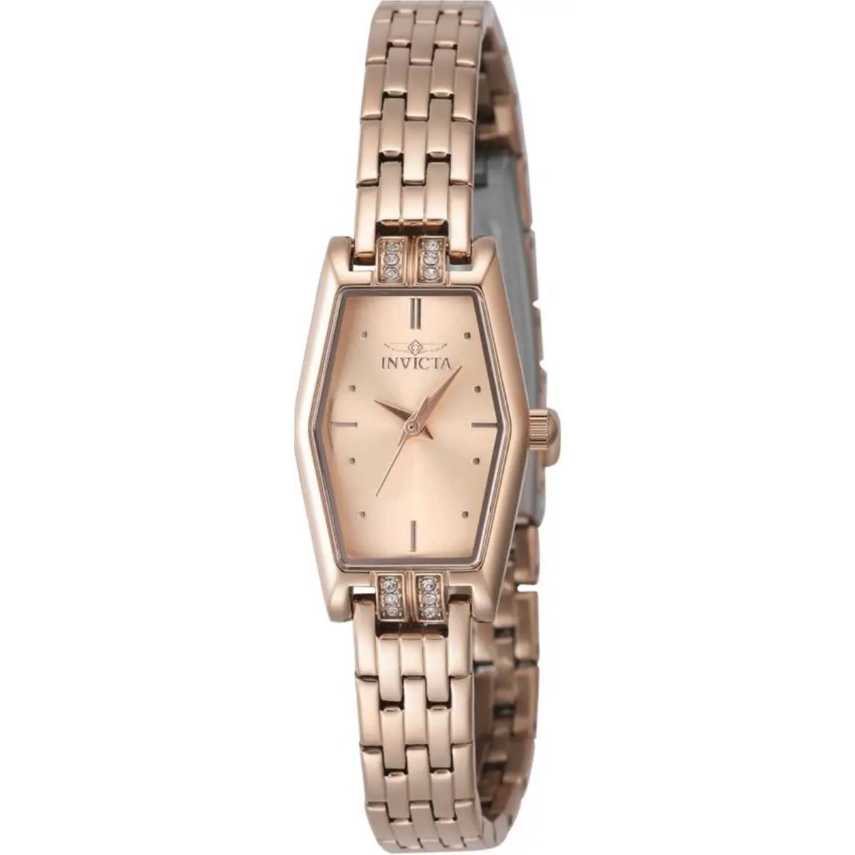 Invicta Women`s 48133 Angel Quartz 3 Hand Rose Gold Dial Watch