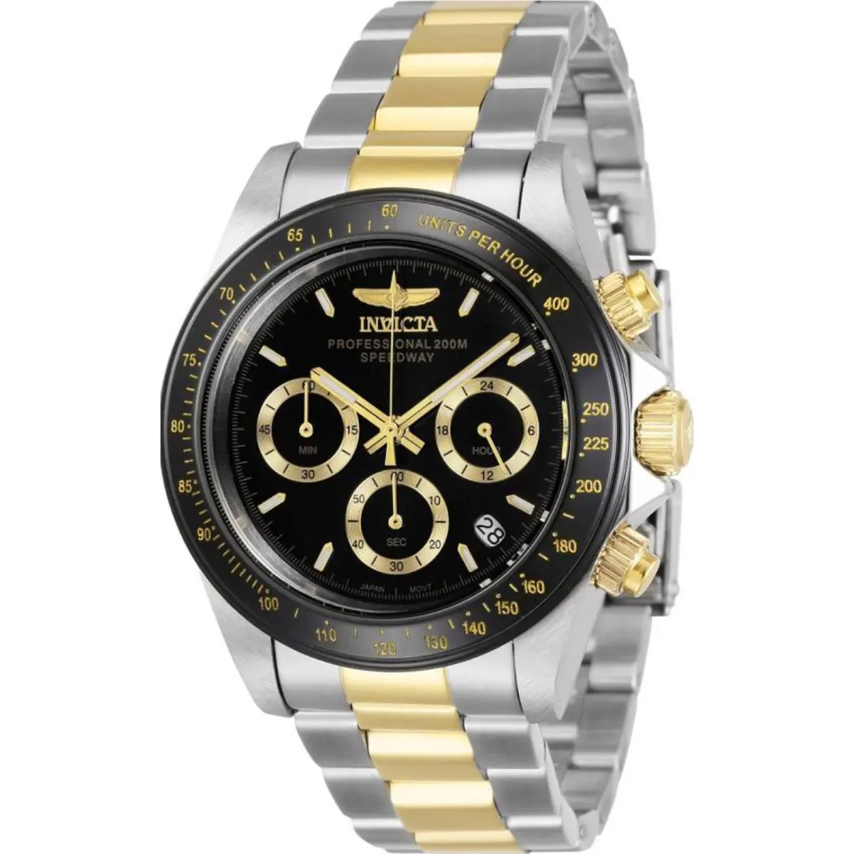 Invicta Men`s 36743 Speedway Quartz Chronograph Black Dial Watch