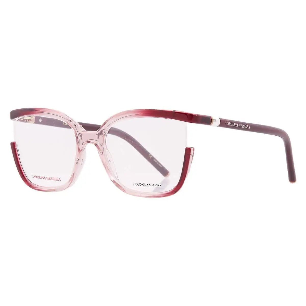 Carolina Herrera Demo Square Ladies Eyeglasses CH 0004 0C19 53 CH 0004 0C19 53