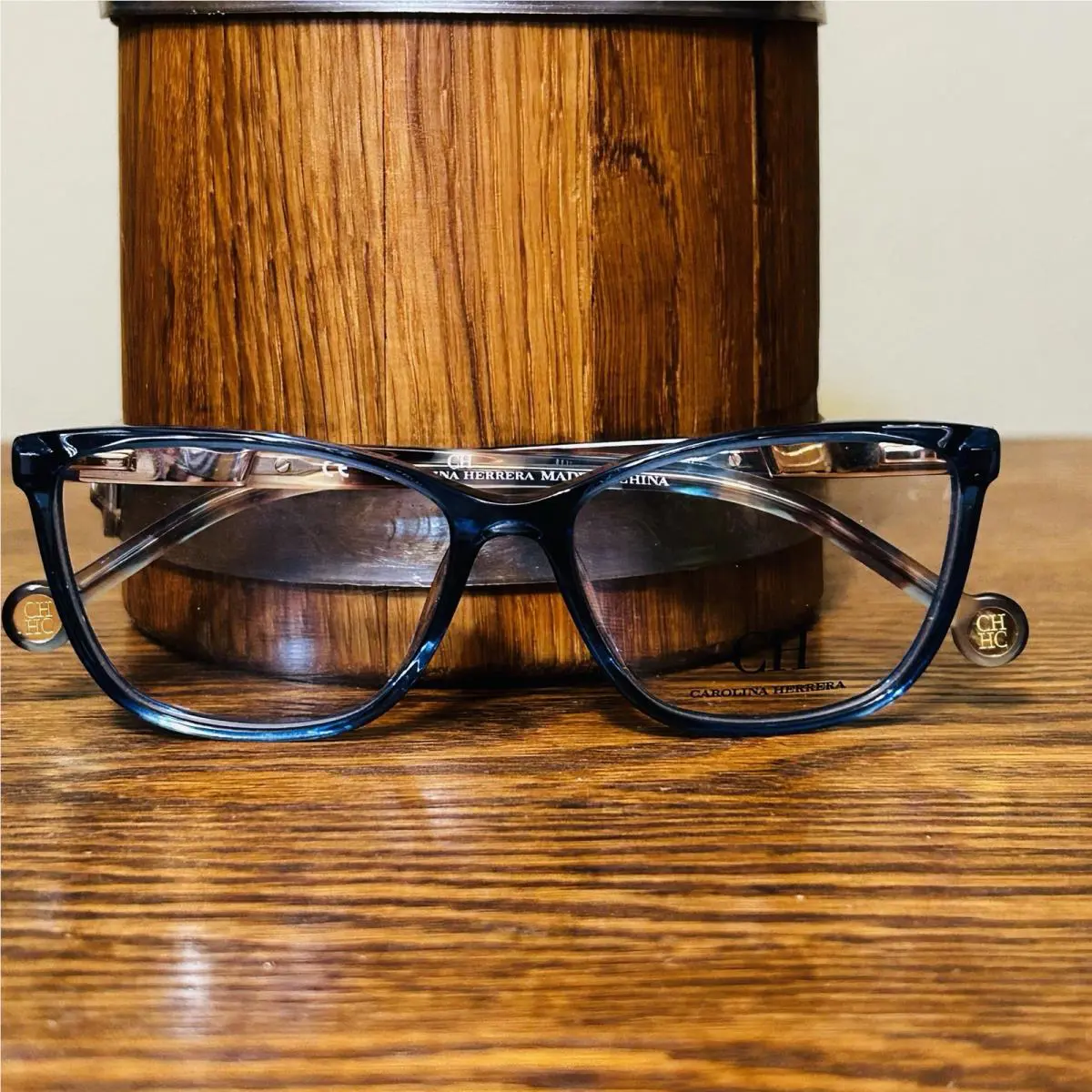 Carolina Herrera Transparent Blue Frames Vhe 761K