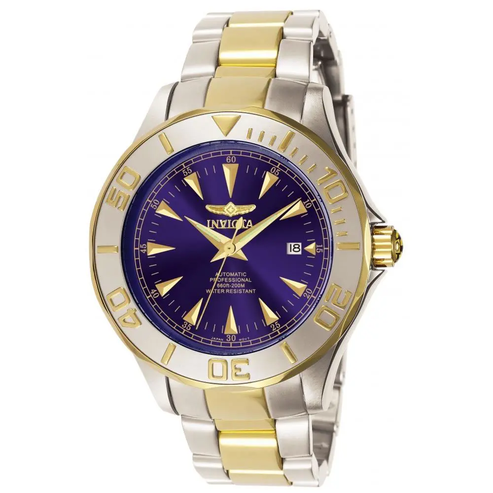 Invicta Men`s 7038 Signature Automatic 3 Hand Blue Dial Watch
