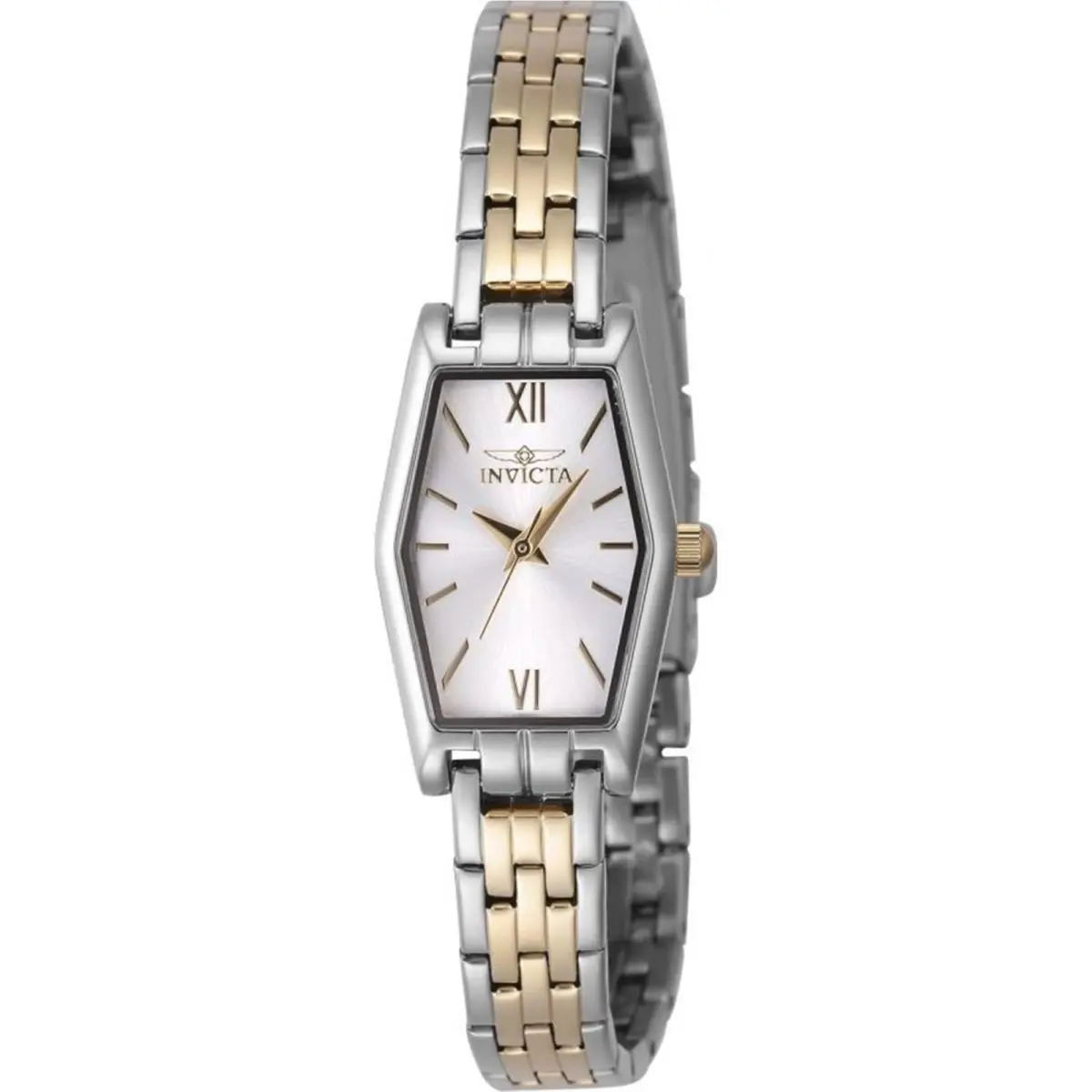 Invicta Women`s 48128 Angel Quartz 3 Hand Silver Dial Watch