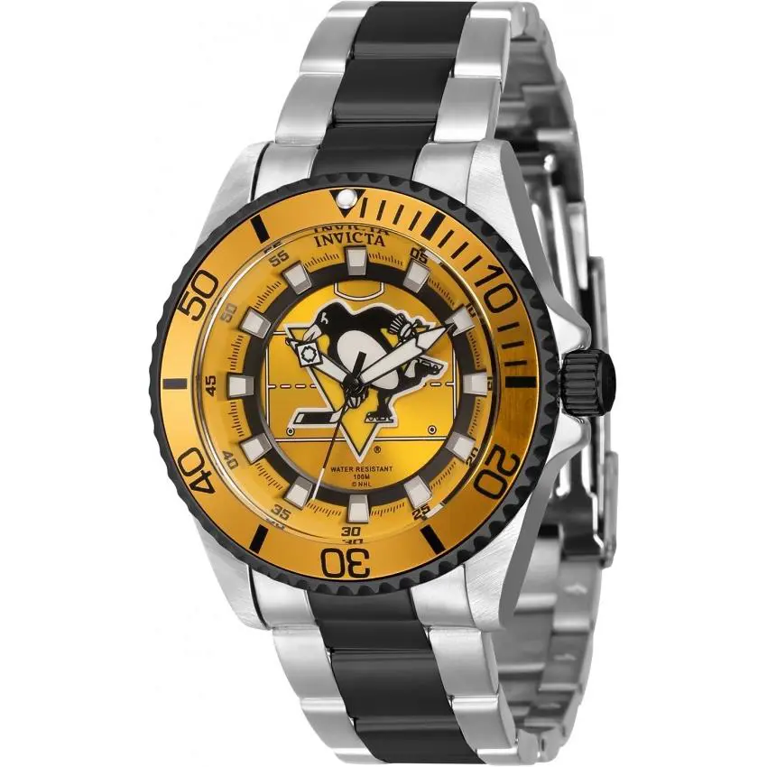 Invicta Nhl Pittsburgh Penguins Quartz Ladies Watch 42208