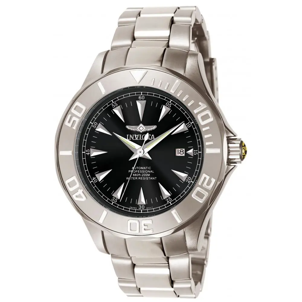 Invicta Men`s 7034 Signature Automatic 3 Hand Black Dial Watch