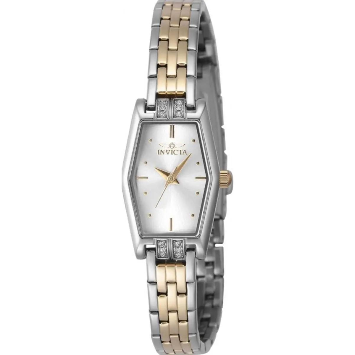 Invicta Women`s 48132 Angel Quartz 3 Hand Silver Dial Watch