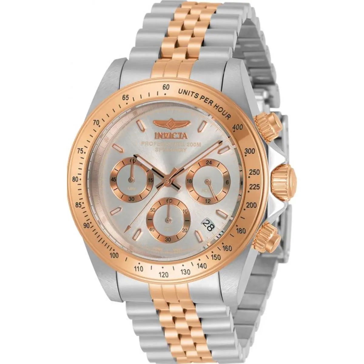Invicta Men`s 30995 Speedway Quartz Chronograph Silver Dial Watch