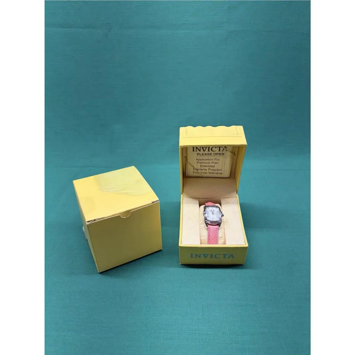 Invicta Women`s Stainless Steel Watch No.0010 Pink Copperhead Snakeskin Band