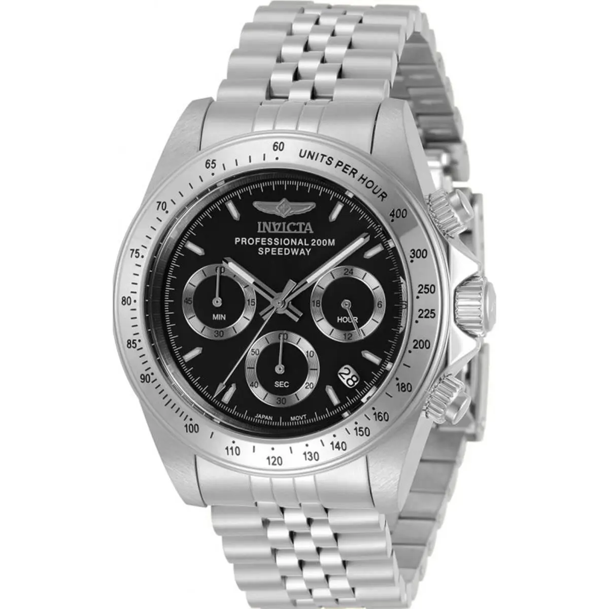 Invicta Men`s 30989 Speedway Quartz Chronograph Black Dial Watch
