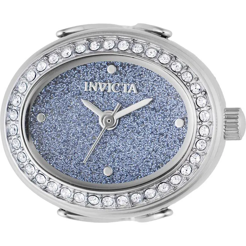 Invicta Women`s 49596 Mini Quartz Blue Dial Ring Watch