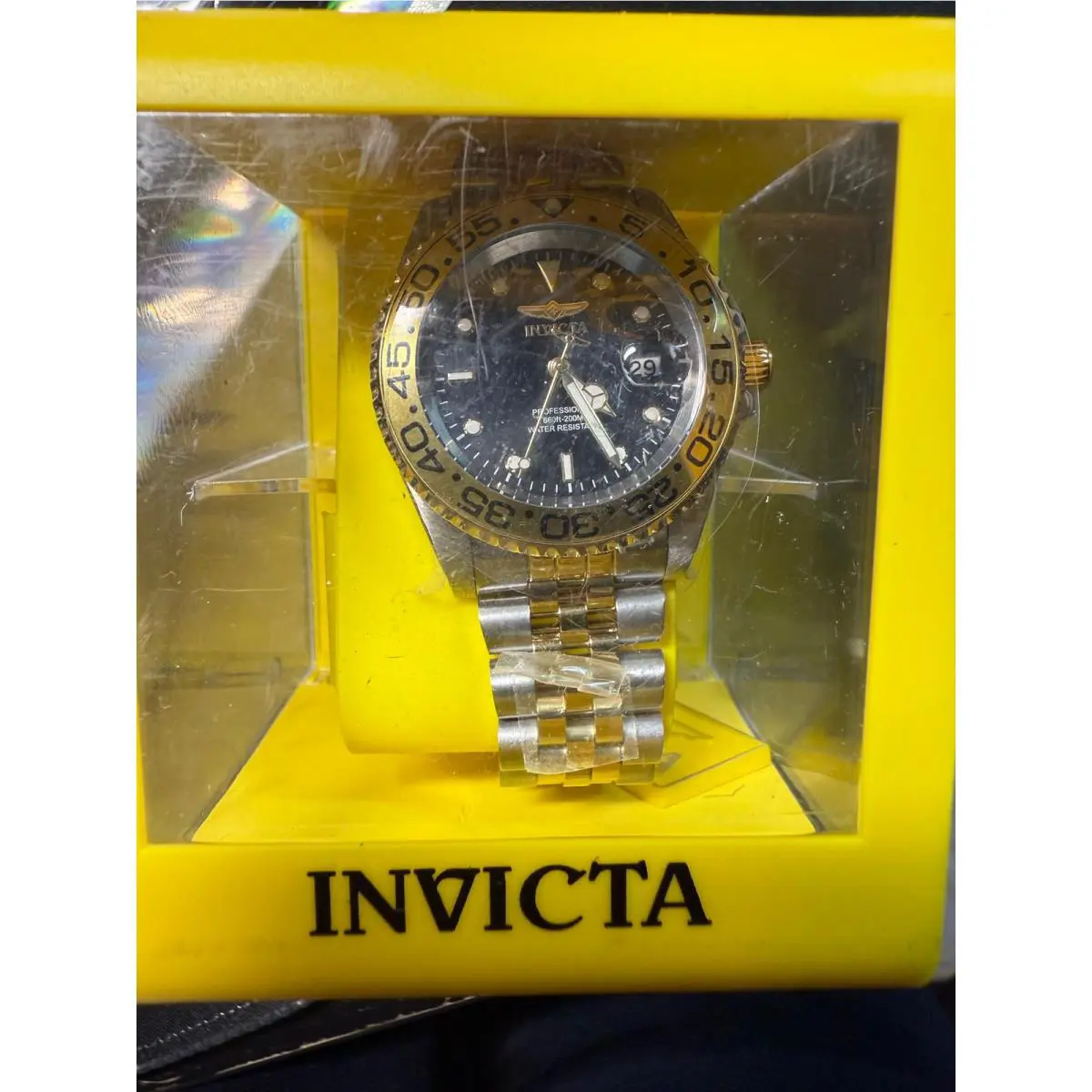 Invicta Pro Diver Unisex Watch - 38mm Steel Gold