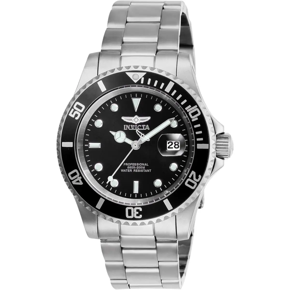 Invicta Reloj De Acero Inoxidable Bañado en Oro Para Hombre