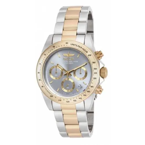 Invicta Men`s ILE9212A Speedway Quartz Chronograph Charcoal Dial Watch