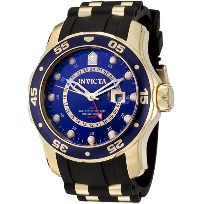 Invicta Men`s 6993 Pro Diver Quartz Gmt Blue Dial Watch