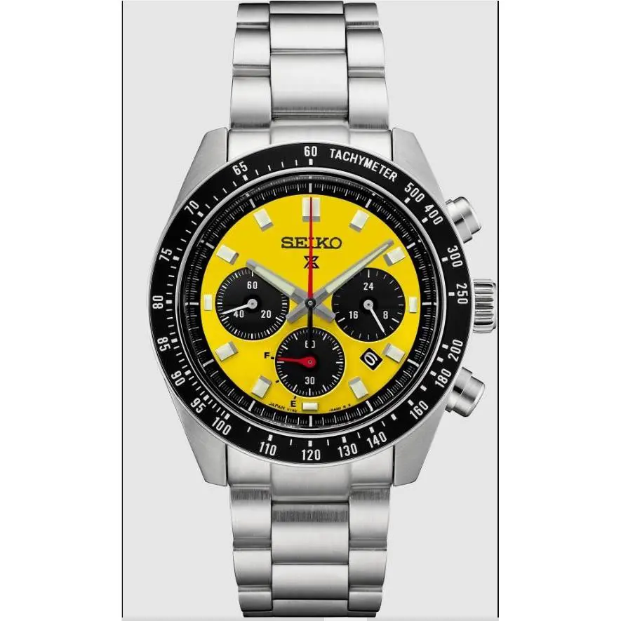 Invicta Seiko Speedway Multi Dial Quartz Chronograph Gold Tone Watch