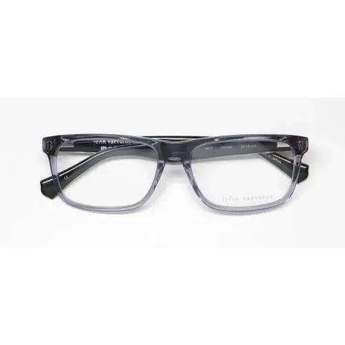 John Varvatos Men`s Eyeglasses V417 Smoke 56-16-145 W/case Retail