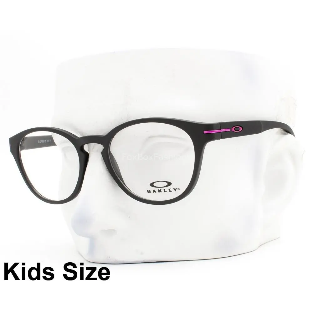 Youth Fit Round Off Eyeglasses Glasses OY8017-0148 Black 48mm Kids Size by Oakley