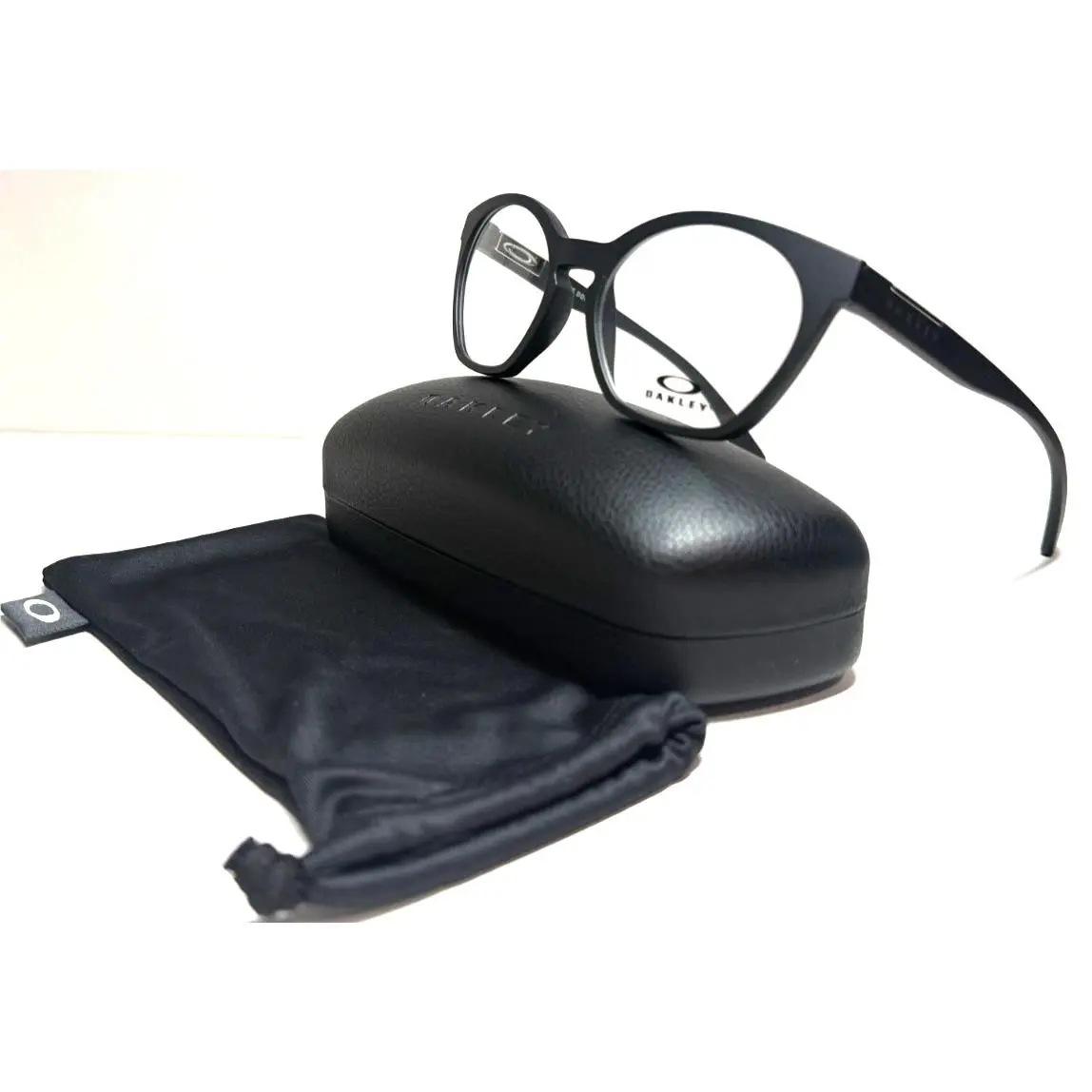Oakley Tone Down OX8168-0152 Oval Satin Black Eyeglasses Frame 52-18 - Frame: SATIN BLACK