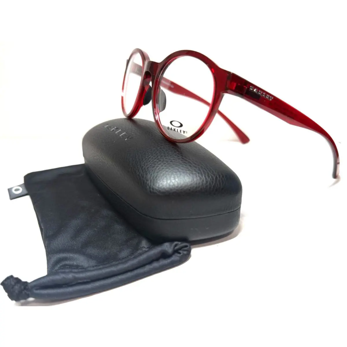 Sprindrift OX8176-0451 Polished Trans Brick Red Authentc Eyeglasses 51-20 by Oakley