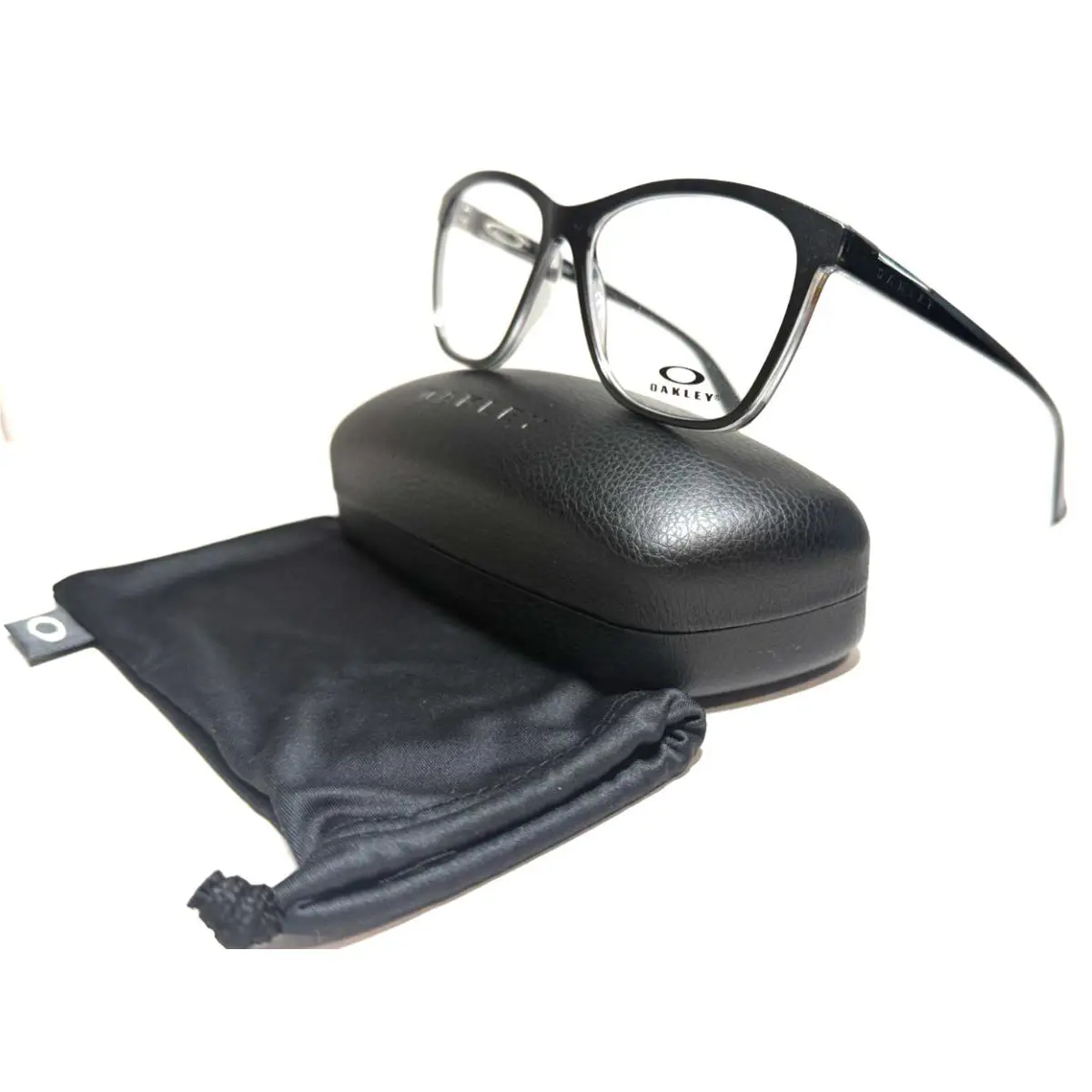 Alias OX8155-0155 Polished Shadow Grey Eyeglasses Frame 55-15 by Oakley