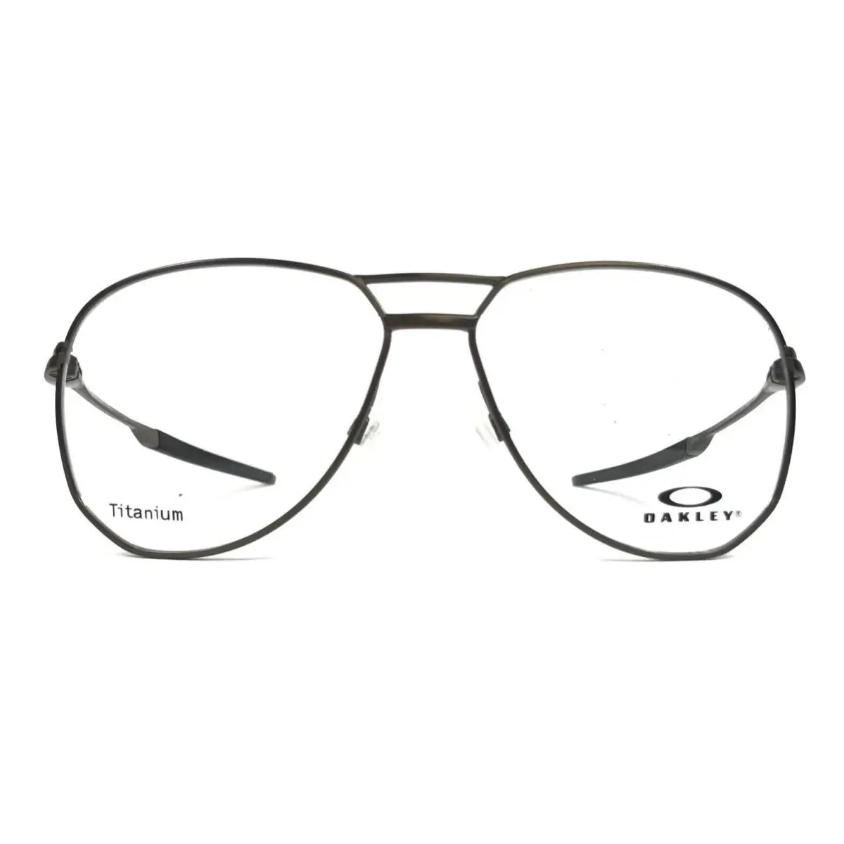 Eyeglasses Frames Contrail Ti OX5077-0255 Pewter Titanium 55-14-144 by Oakley