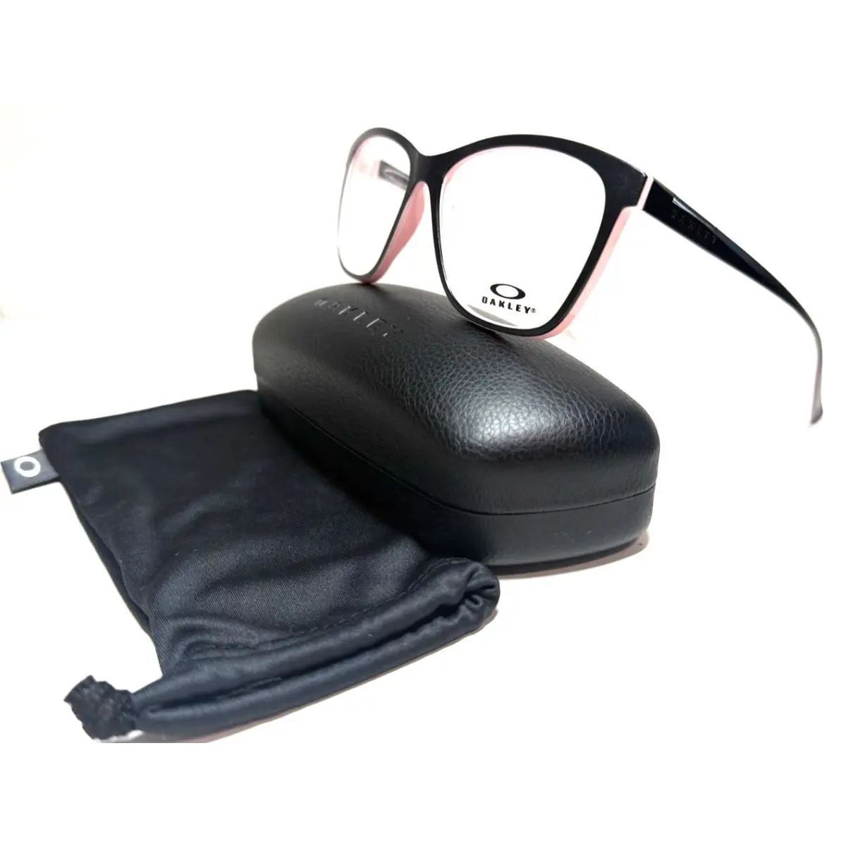Alias OX8155-0355 Pink Milkshake Black ON Pink Authentc Eyeglasses 55-15 by Oakley